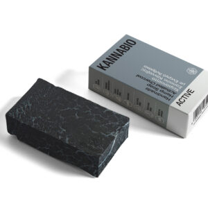 KANNABIO - ACTIVE Χειροποίητο Σαπούνι με ενεργό άνθρακα (105g)