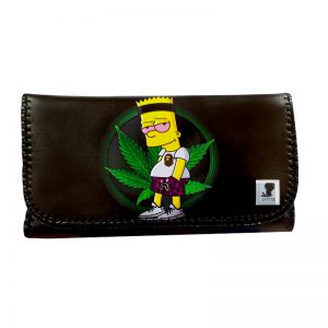 Καπνοθήκη Πυθία Bart Simpson Cannabis – Δερματίνη