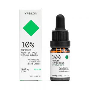 YPSILON 10% (1000mg) “MEDIUM” Έλαιο Κάνναβης CBD με Μαστιχέλαιο Χίου – 10ml