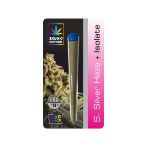 SKUNK BROTHERS - Super Silver Haze + Iso Preroll CBD 72% 1.2gr