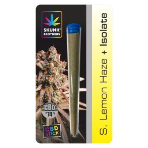SKUNK BROTHERS - Super Lemon Haze + Iso Preroll CBD 72%1.2gr