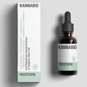KANNABIO - RESTORE CBD 5% + Εκχυλίσματα βοτάνων + Βιταμίνες (10ml)