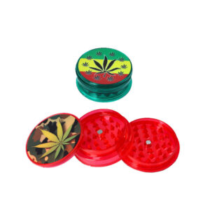 GRINDER ΤΡΙΦΤΗΣ ΠΛΑΣΤΙΚΟΣ COLORED LEAF