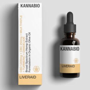 KANNABIO -  LIVERAID CBD + CBC + Προσαρμογόνα βότανα (1,250mg/10ml)