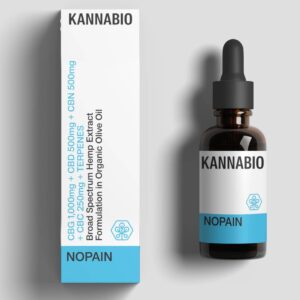 KANNABIO -  NOPAIN CBD + CBG + CBN + CBC + Τερπένια (2,250mg/10ml)