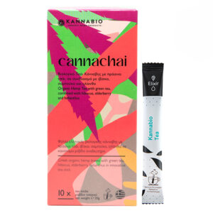 KANNABIO -  Cannachai: Κάνναβη με Ιβίσκο, Σαμπούκο και Ηλίανθο (10 τεμ.)