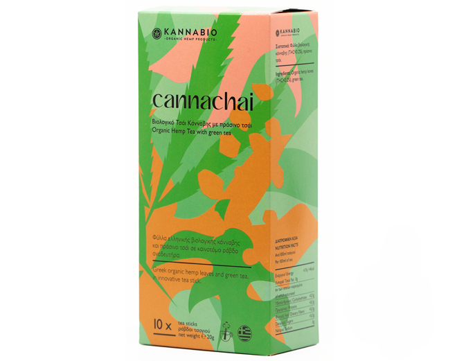 KANNABIO - -Cannachai: Κάνναβη με Πράσινο Τσάι (10 τεμ.) - Image 2