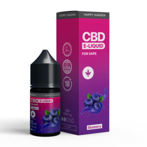 Happy Garden CBD E-Liquid for Vape – Blueberry 1500mg | 30ml