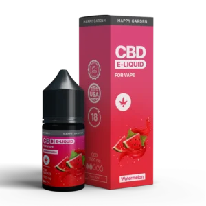 Happy Garden CBD E-Liquid for Vape – Watermelon 1500mg | 30ml