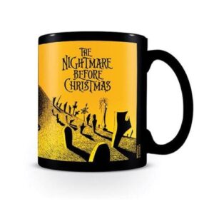 Nightmare Before Christmas - Graveyard Scene Heat Change Κεραμική Κούπα (315ml)