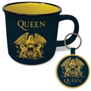 Queen - Crest Σετ Δώρου (Κεραμική Κούπα & Μπρελόκ)