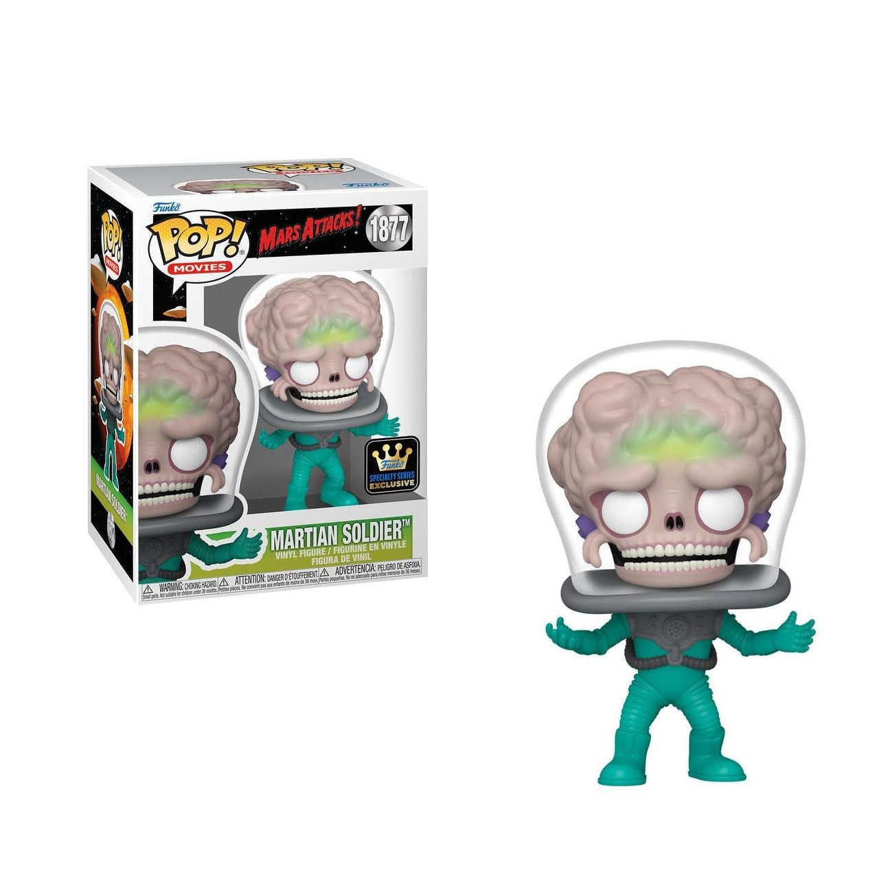 Φιγούρα Funko POP! Mars Attacks! - Martian Soldier #1877 (Specialty Series)