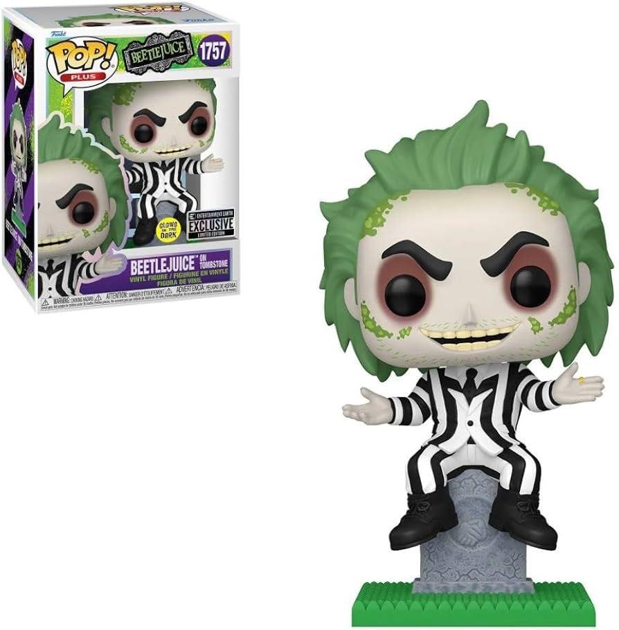 Φιγούρα Funko POP! Plus: Beetlejuice - Beetlejuice on Tombstone (GITD) #1757 (Exclusive)