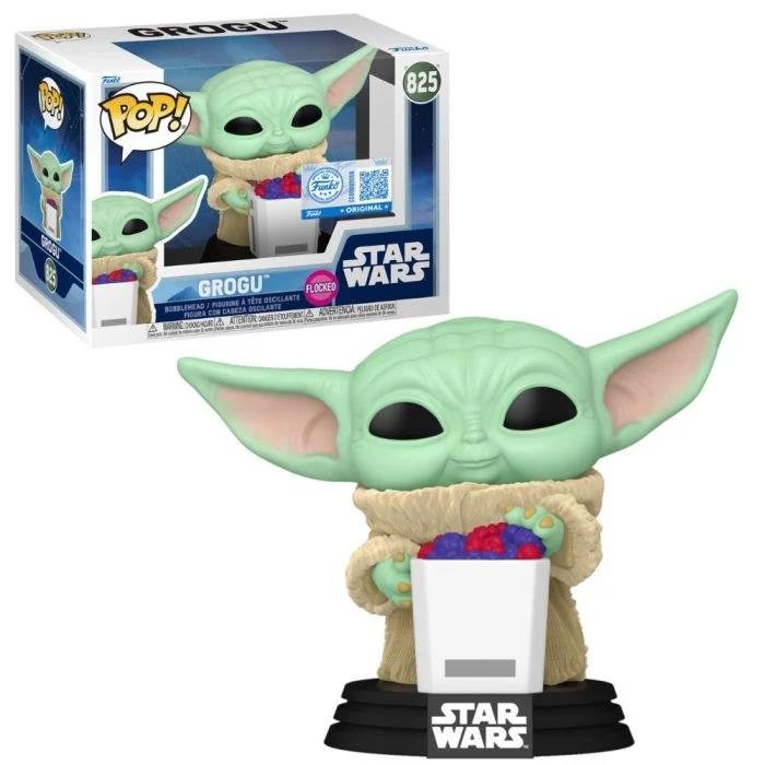 Φιγούρα Funko POP! Star Wars: Mandalorian & Grogu - Grogu (Flocked) #825 (Exclusive)