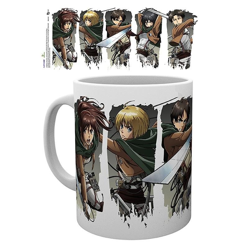Attack on Titan - Characters Κεραμική Κούπα (320ml)