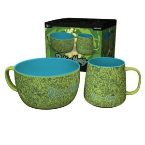 Rick and Morty - Pattern Σετ Δώρου (Mug & Bowl)